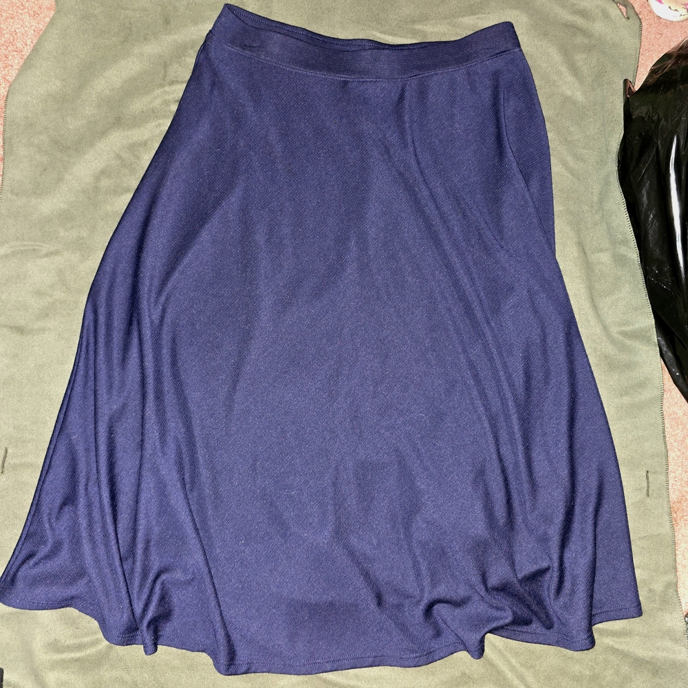 Laura Scott: Deep Blue Skirt